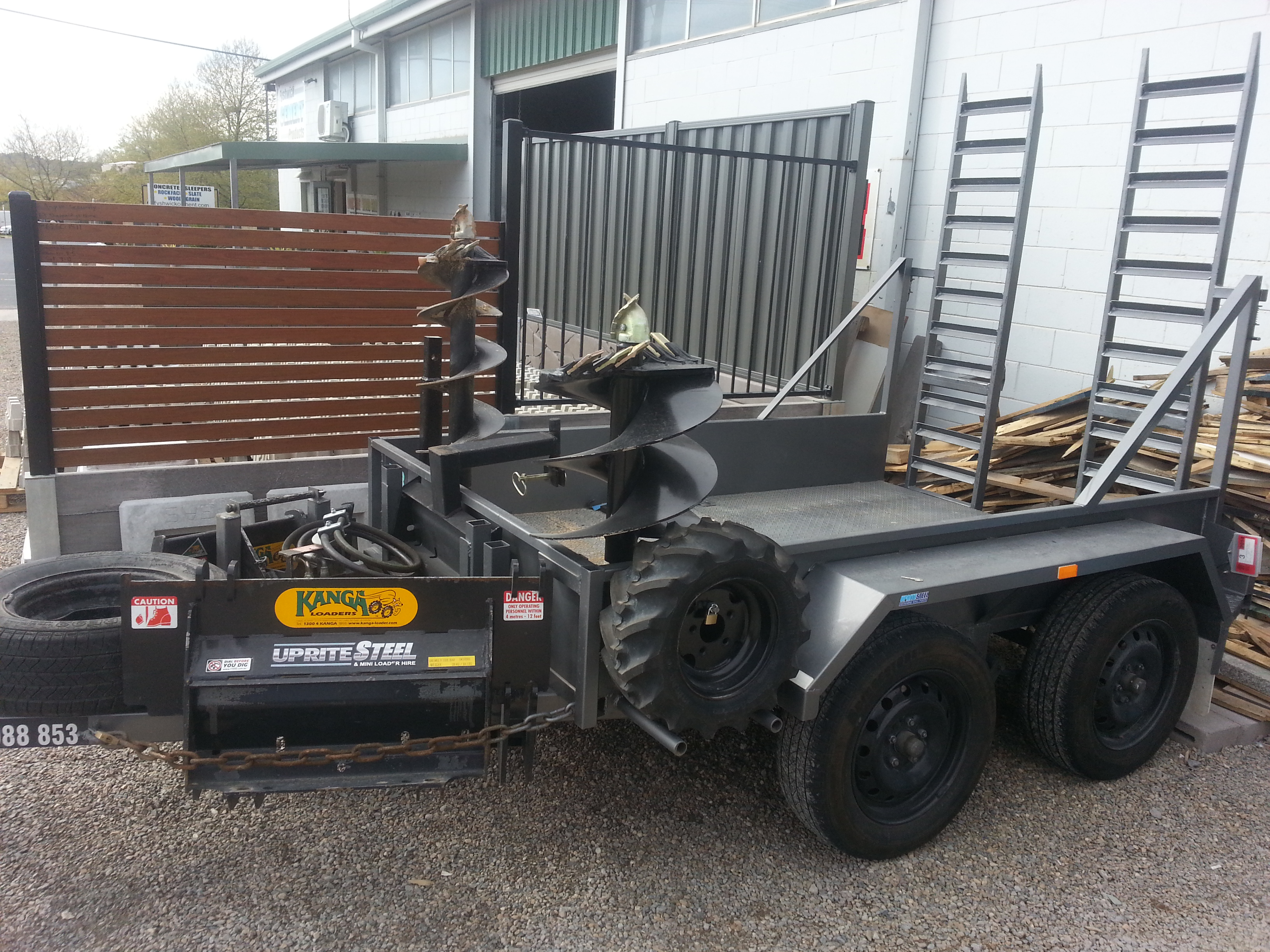 Canberra Kanga Hire Mini Loader Canberra Trencher Canberra